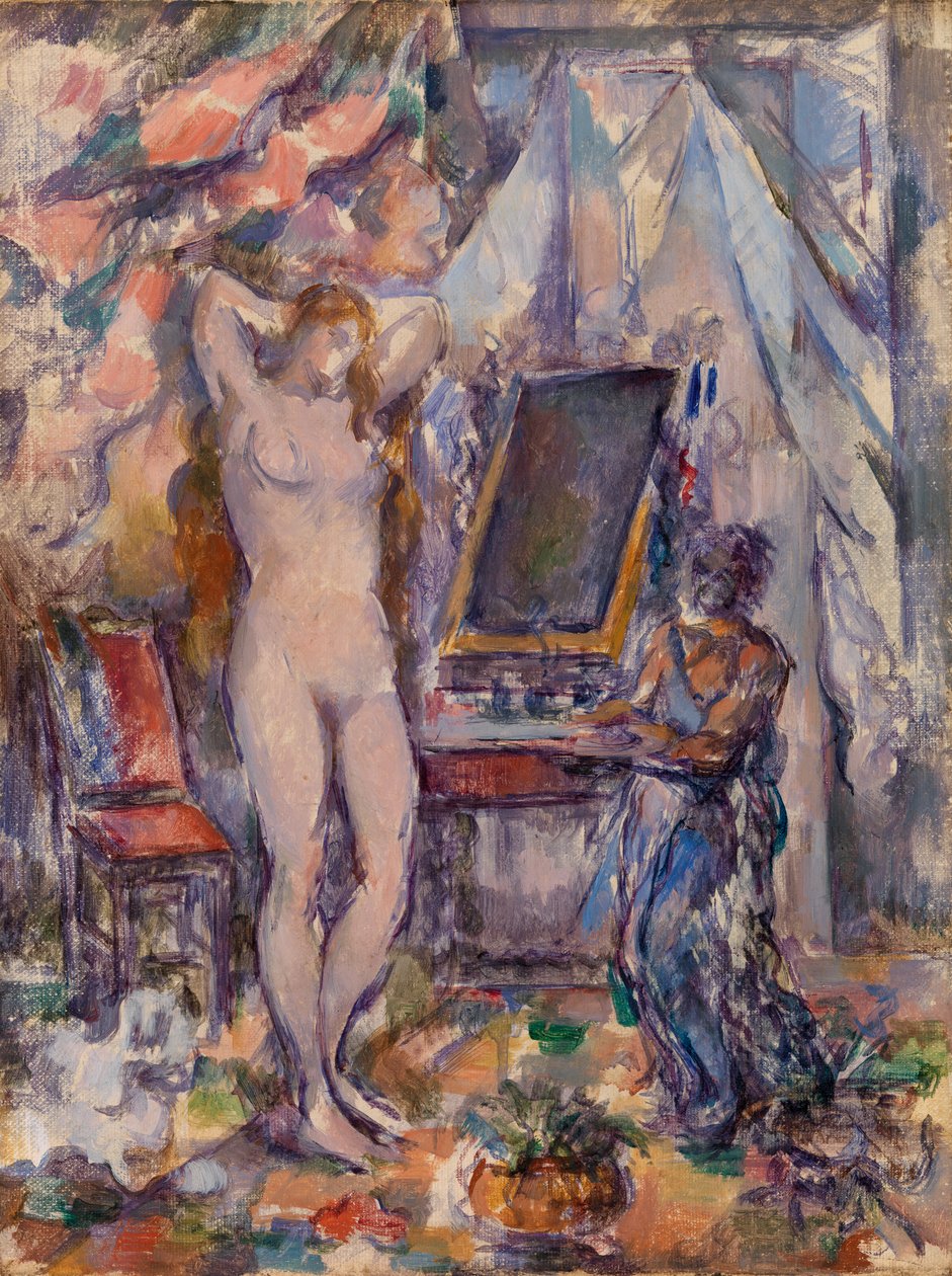 The Toilette (La Toilette) av Paul Cézanne