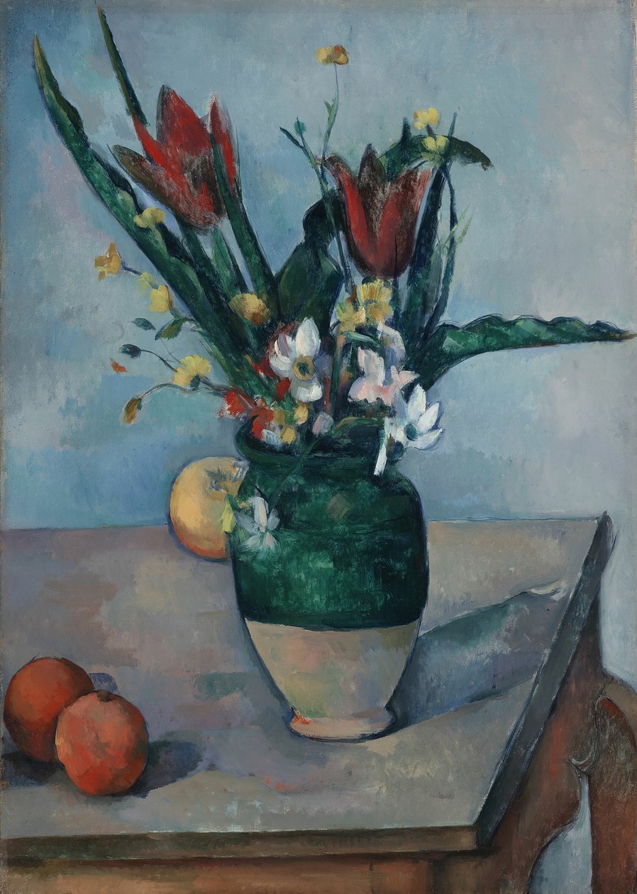 Vasen med tulipaner, ca. 1890. av Paul Cézanne