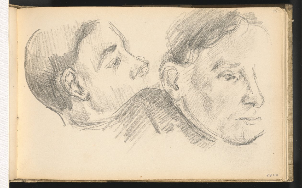 To hoder, 18901896. av Paul Cézanne
