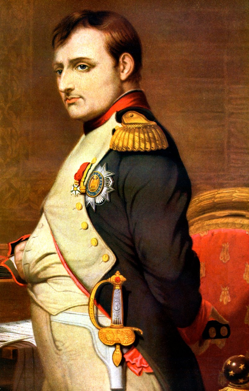 Napoleon Bonaparte, fransk general og keiser. av Paul Delaroche