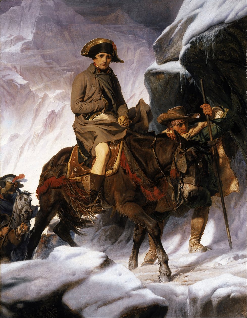 Napoleon krysser Alpene av Paul Delaroche