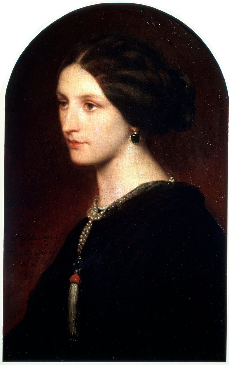 Portrett av grevinne Sophie Shuvaloff, 1853. av Paul Delaroche