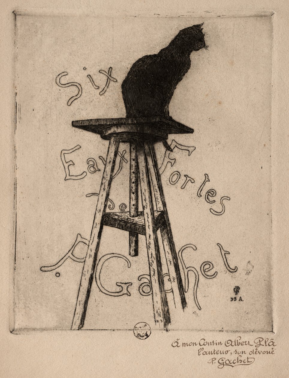 Seks etsninger, 1895. av Paul Gachet