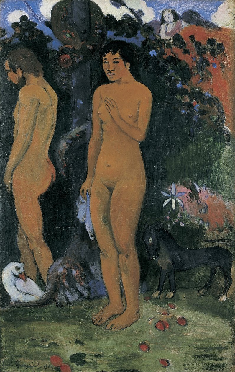 Adam og Eva Adam og Eva, 1902. av Paul Gauguin