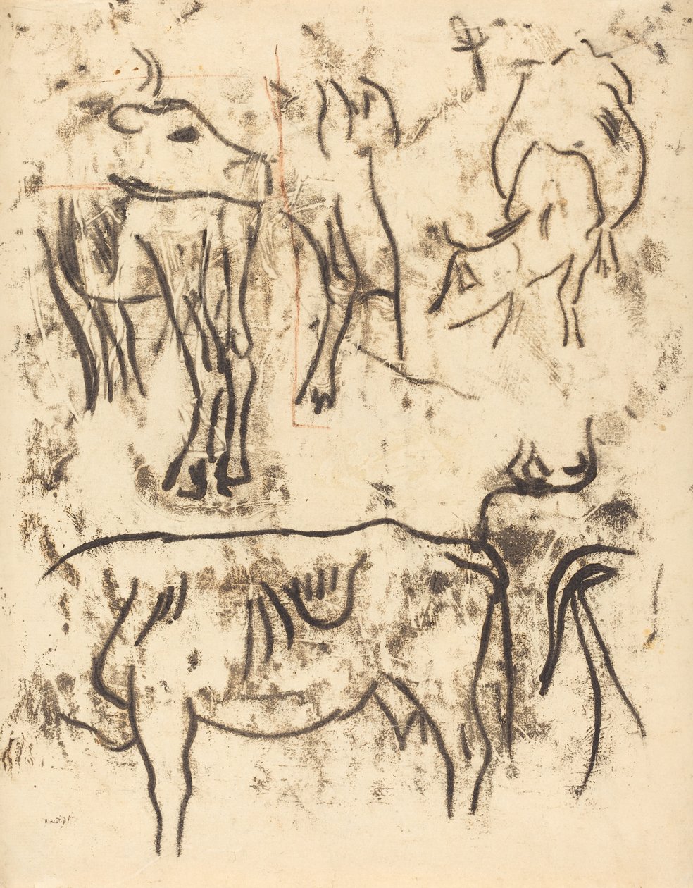 Dyrestudier, 19011902. av Paul Gauguin