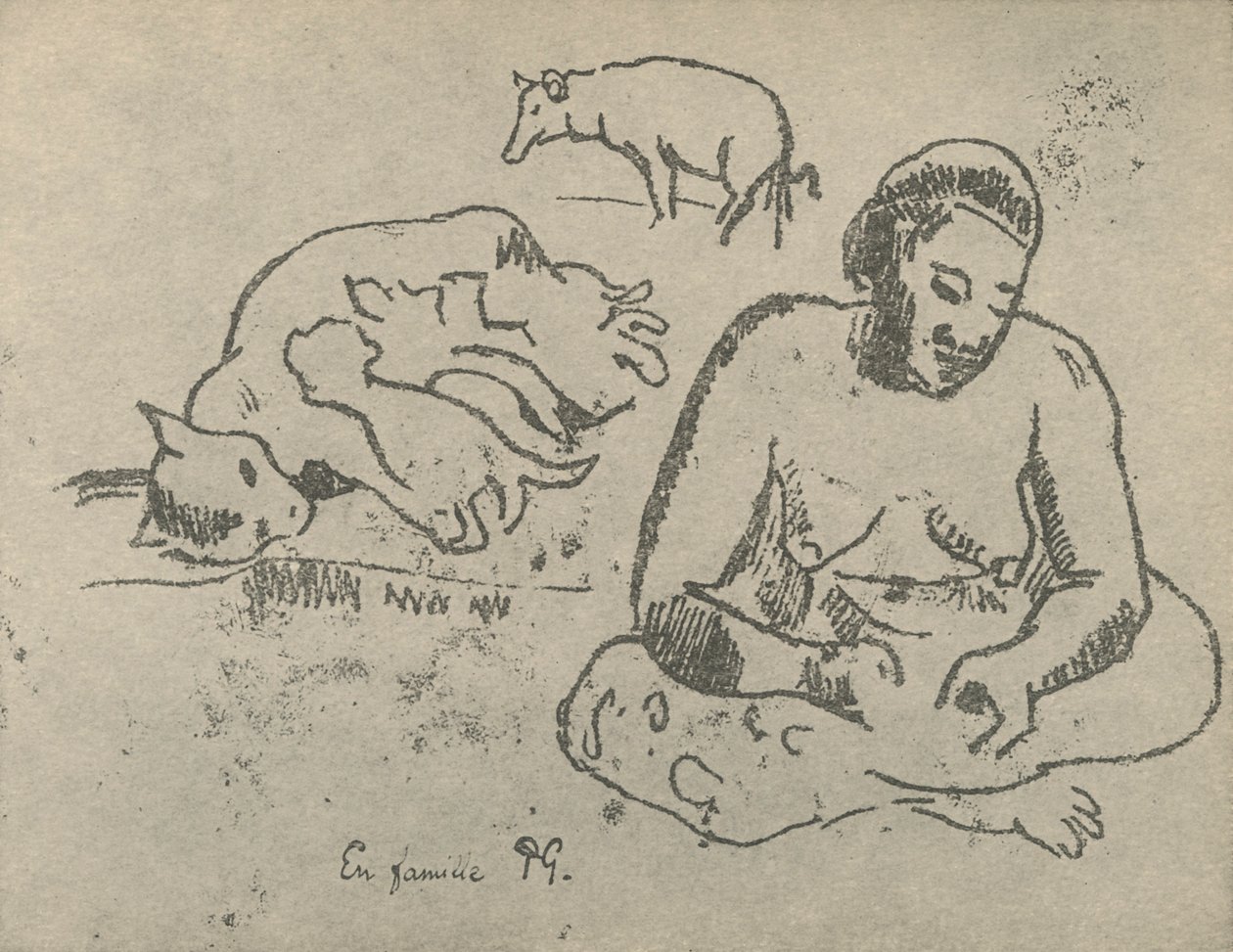 Hjemme, 1936 av Paul Gauguin