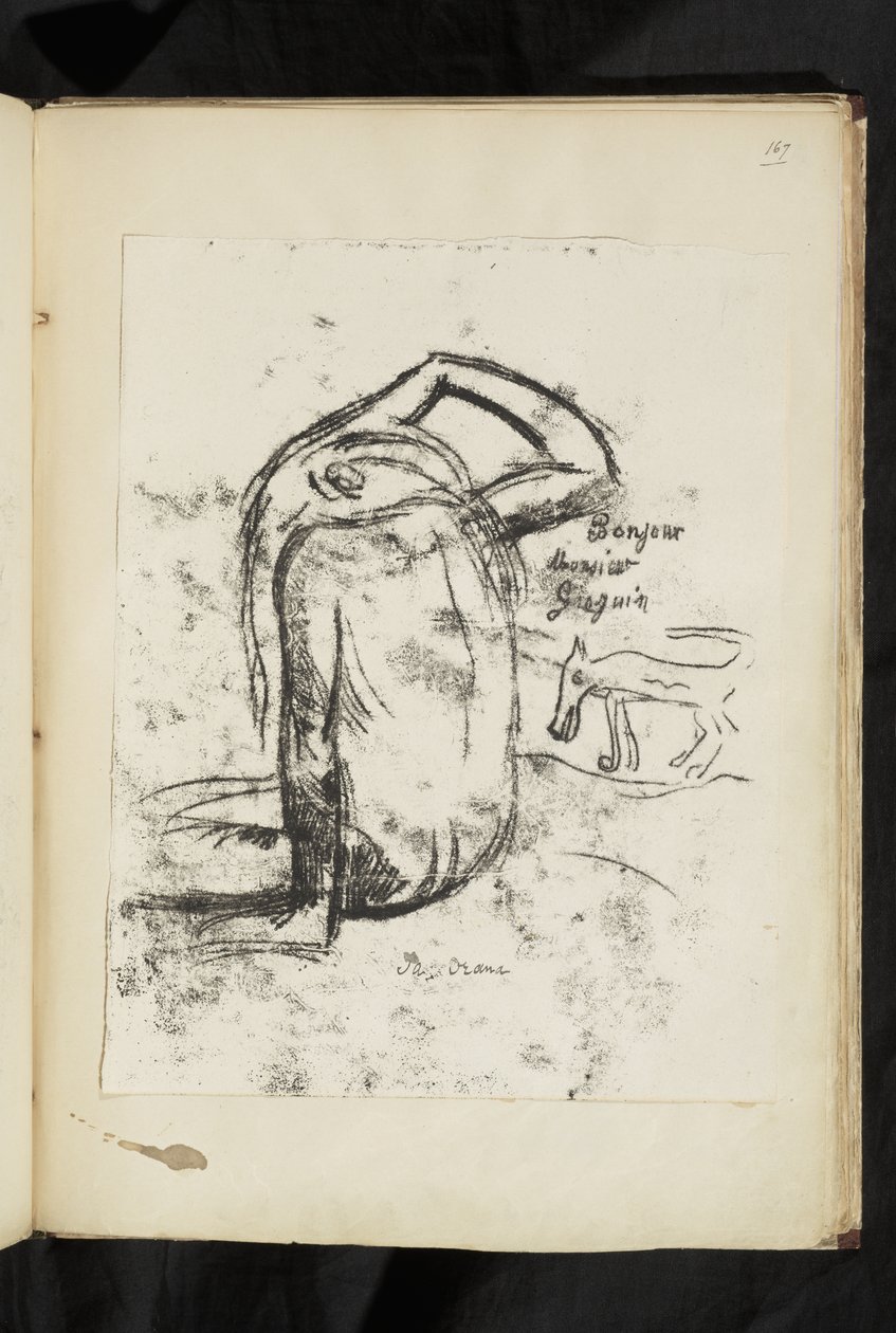 Før og etter - Hei Monsieur Gauguin av Paul Gauguin