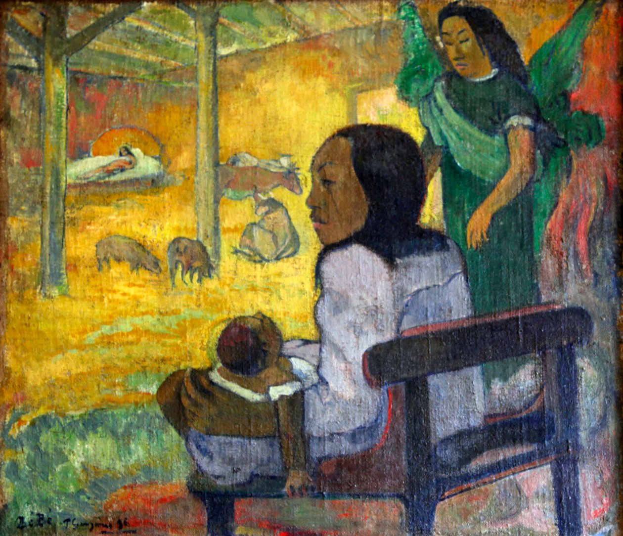 'Be Be Be Nativity', 1896 av Paul Gauguin