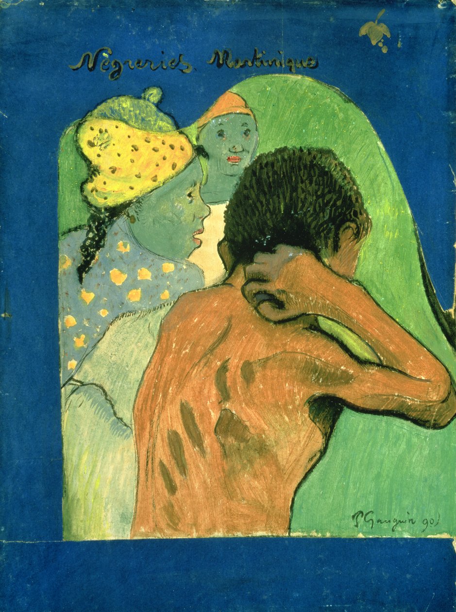 Svart Martinique, 1890 av Paul Gauguin