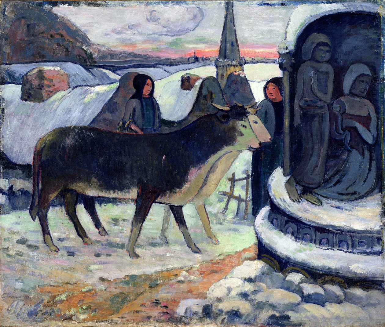 Julenatt, ca. 1902-3 (olje på lerret) av Paul Gauguin