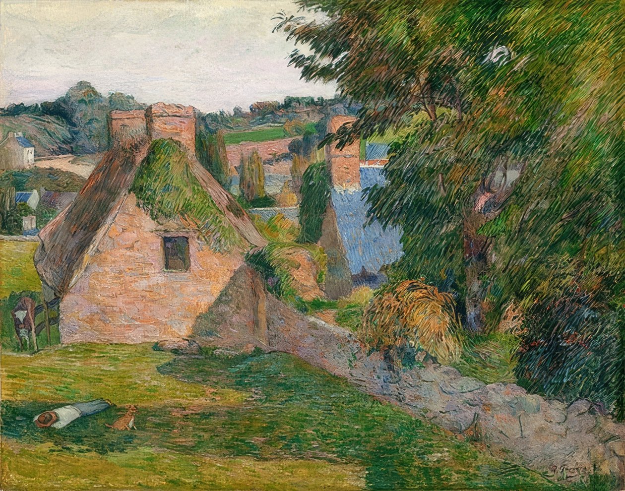 Felt ved Derout-Lollichon. 1886 av Paul Gauguin
