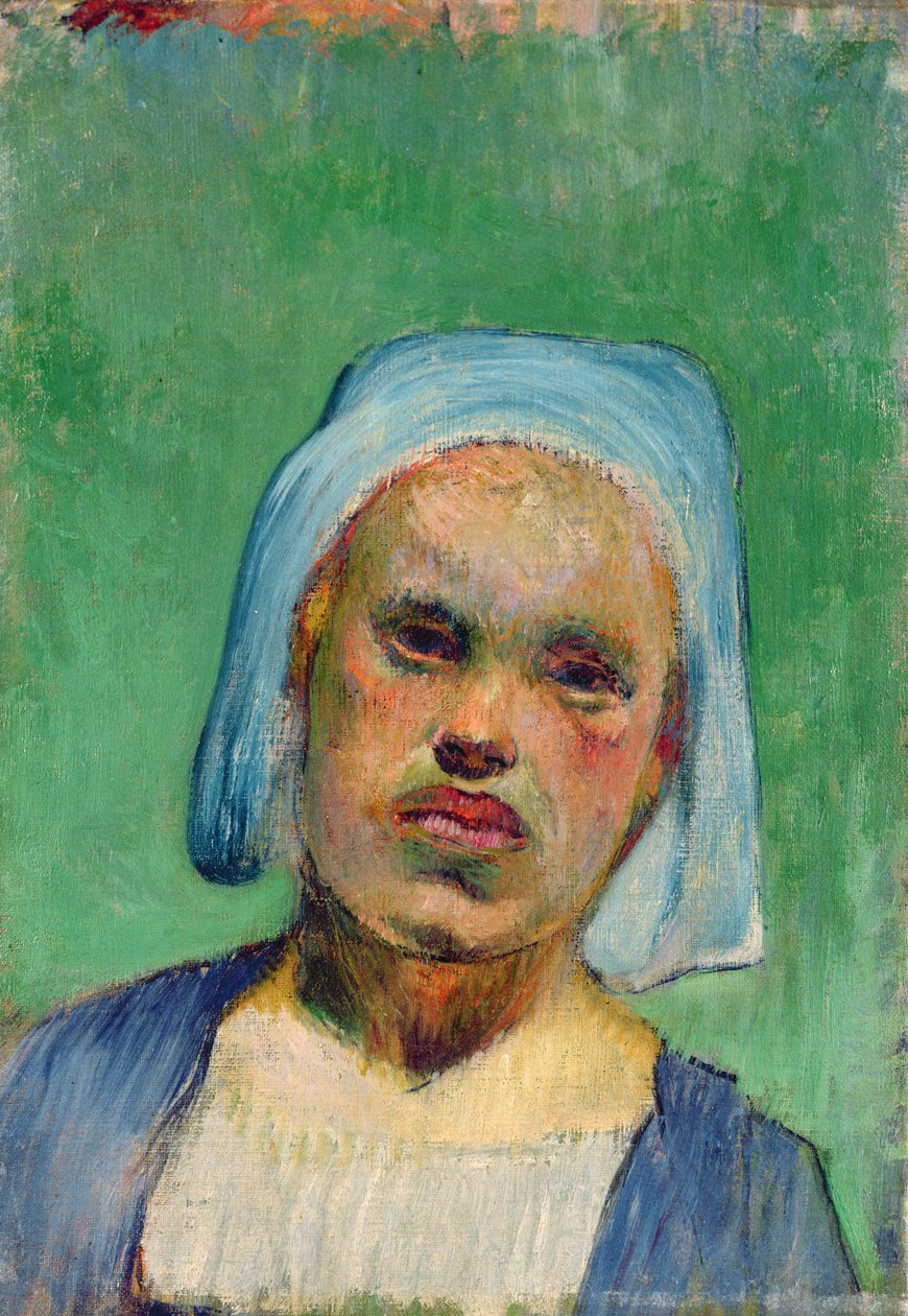 Leder for en bretonsk av Paul Gauguin