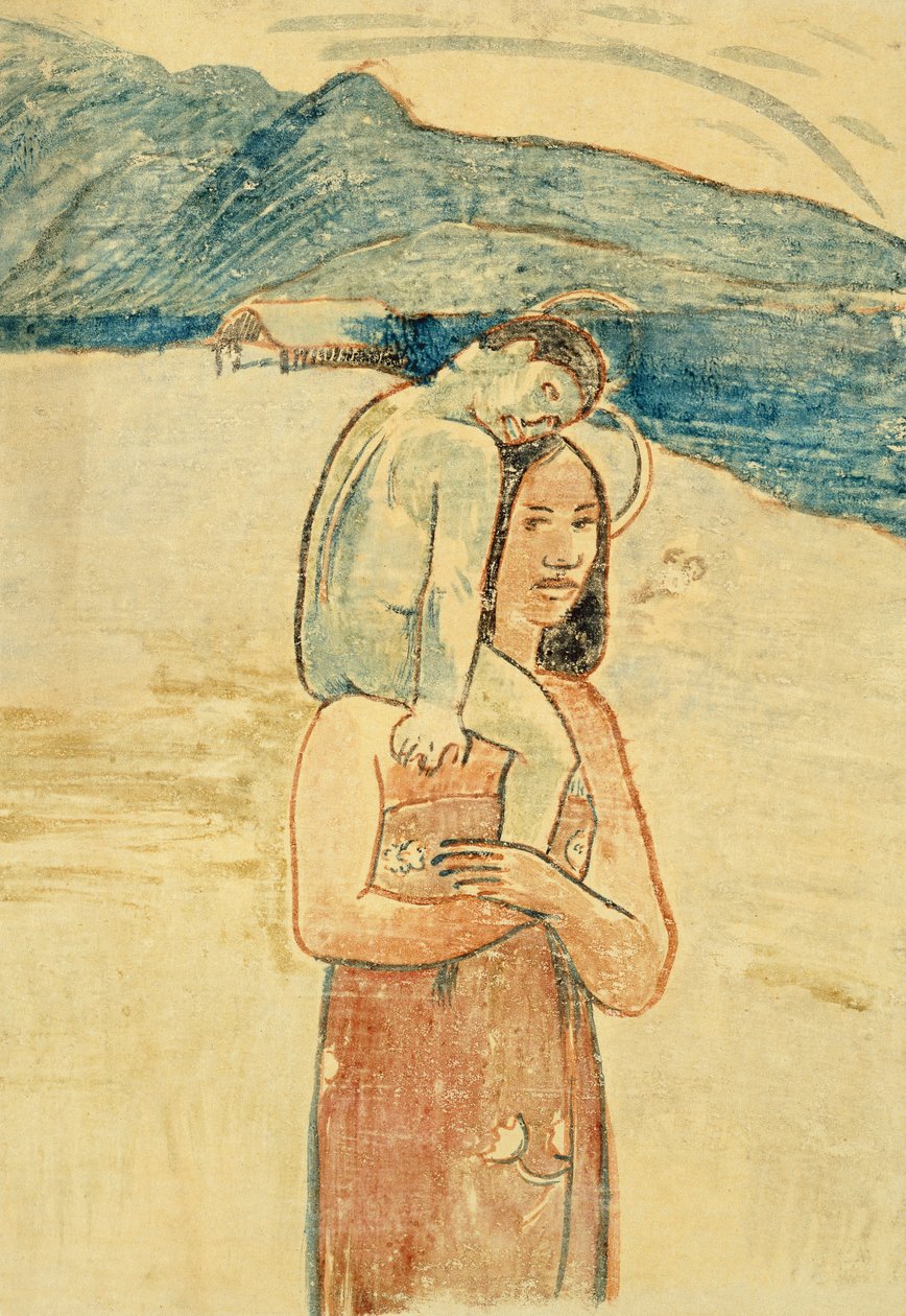 Jeg hilser deg Maria, ca. 1894 (litho) av Paul Gauguin