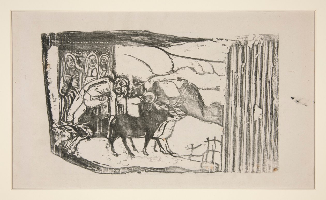 Le Calvaire Breton [Wayside Shrine i Bretagne] av Paul Gauguin