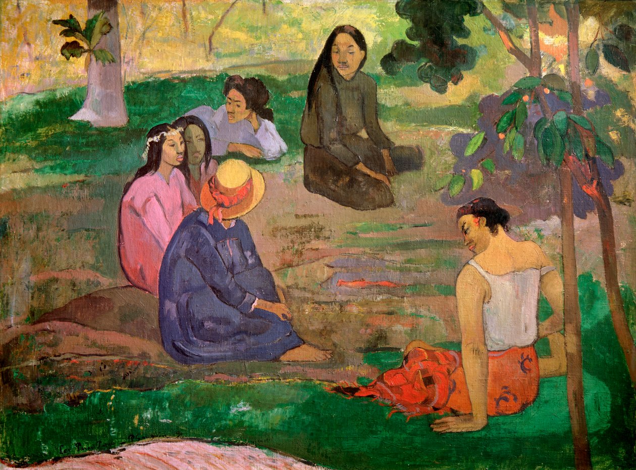 Parau Parau-samtalen, 1891 av Paul Gauguin