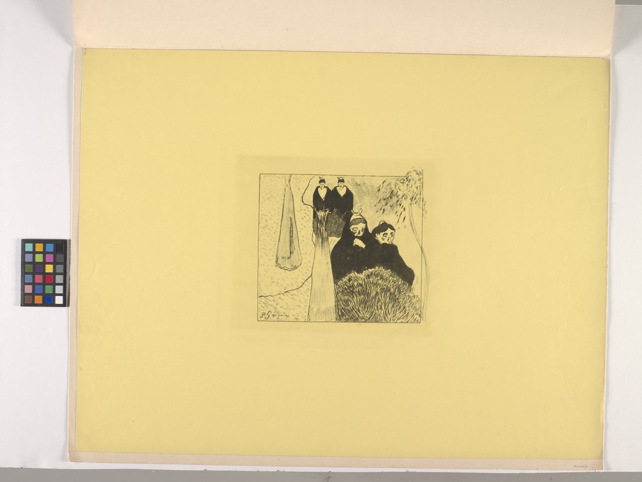gresshopper og maur - suvenir fra Martinique av Paul Gauguin