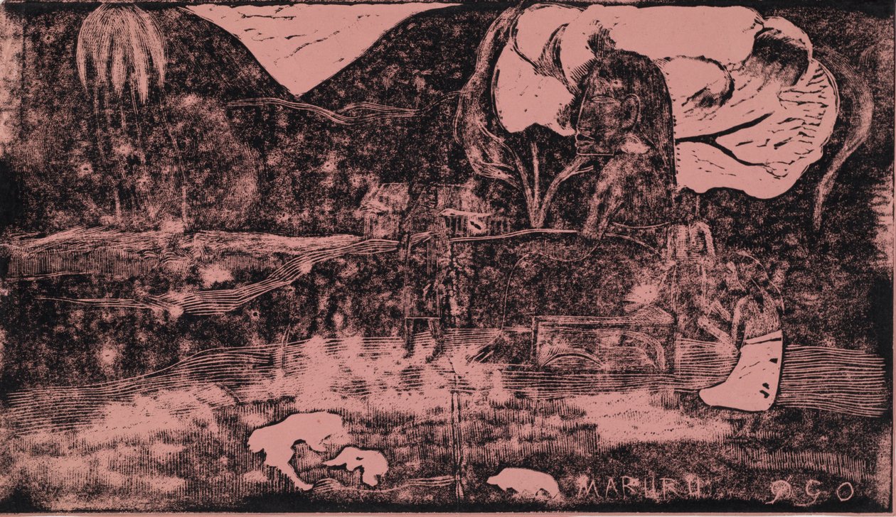 Maruru (Takknemlighetstilbud) av Paul Gauguin
