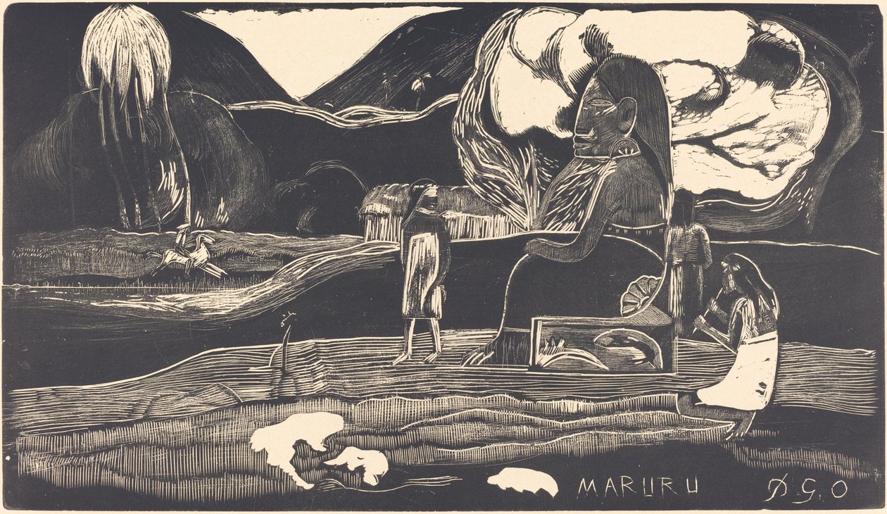 Maruru (Takk) av Paul Gauguin