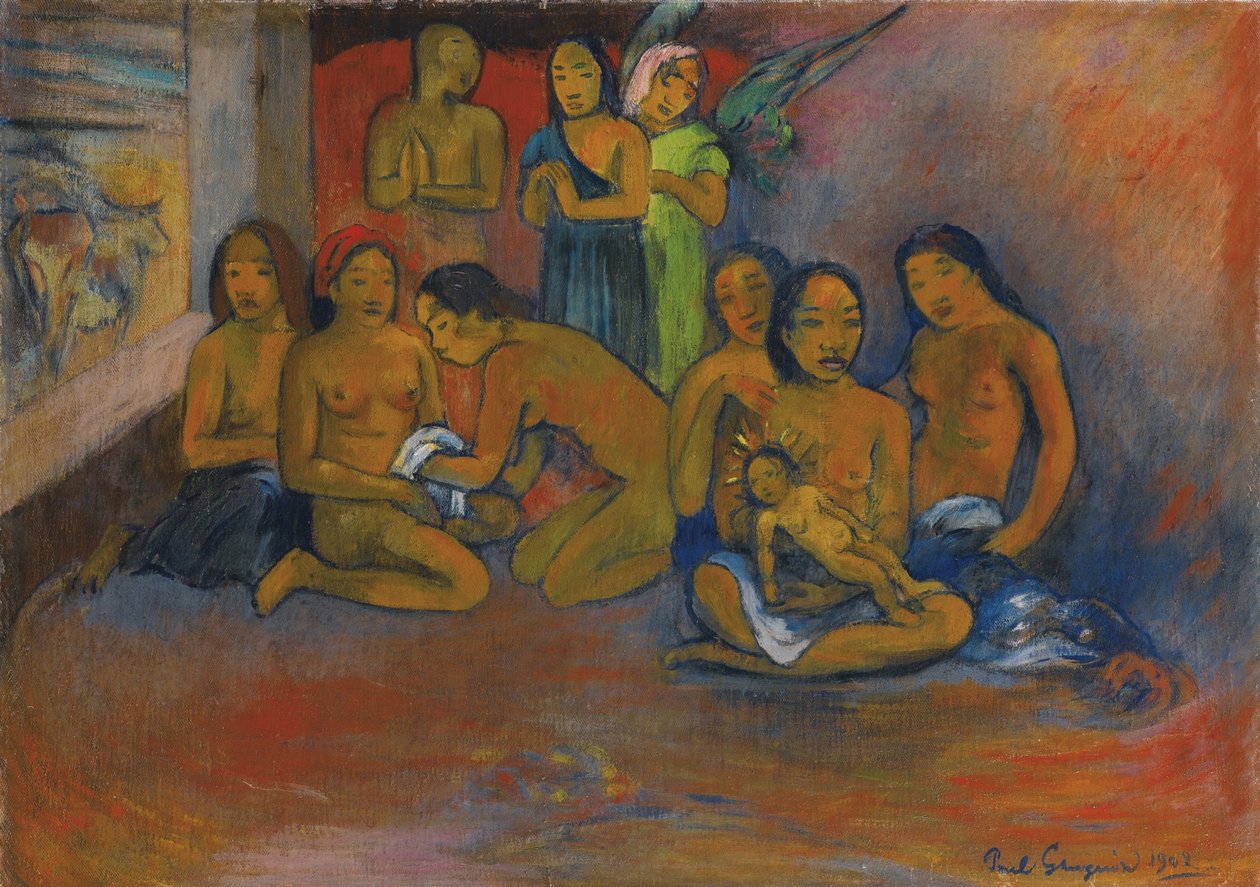 Fødsel, 1902 av Paul Gauguin