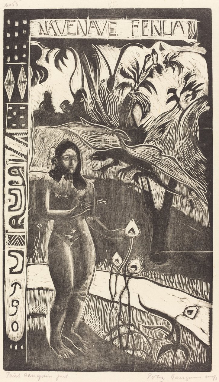 Nave Nave Fenua Delightful Land, 18941895. av Paul Gauguin