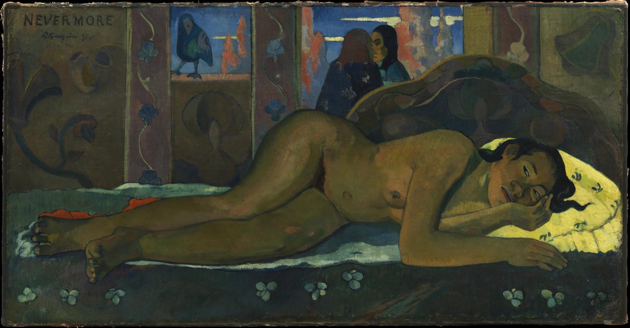 Aldri mer, 1897. av Paul Gauguin