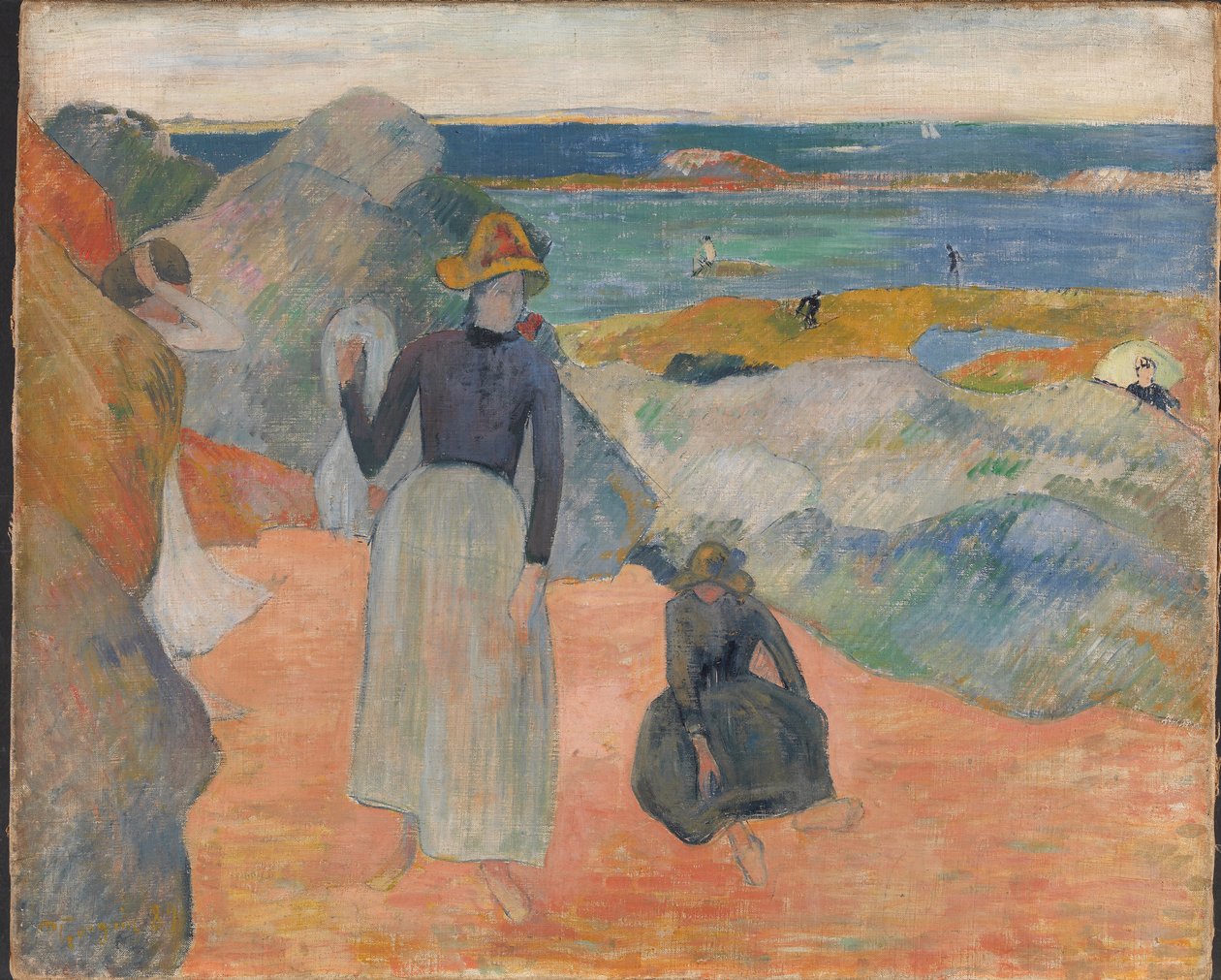 På stranden, 1889. av Paul Gauguin