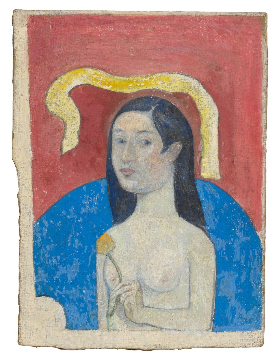 Portrett av kunstnerens mor (Eve) av Paul Gauguin