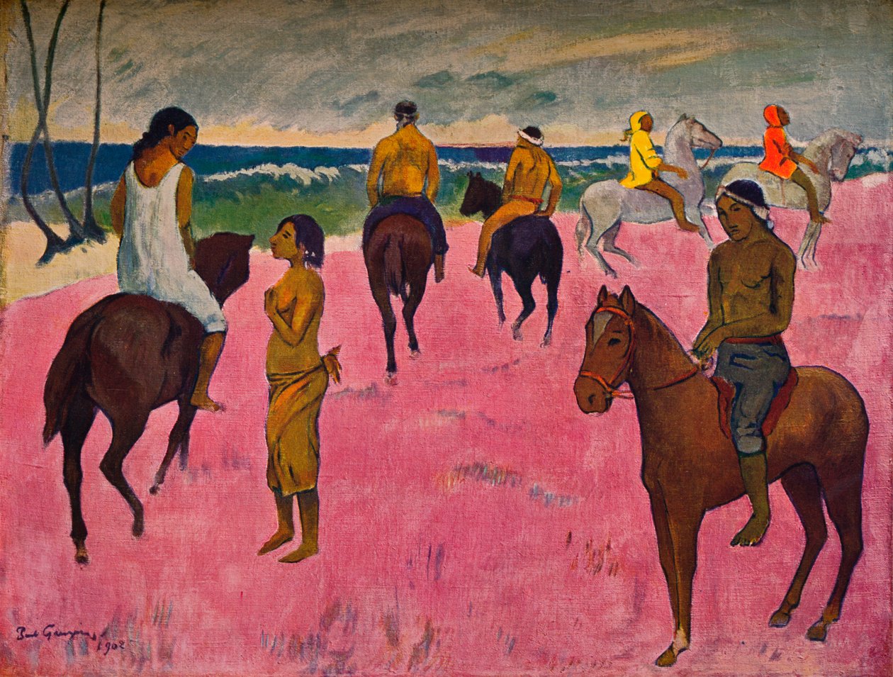Riders on the Beach, 1902 av Paul Gauguin