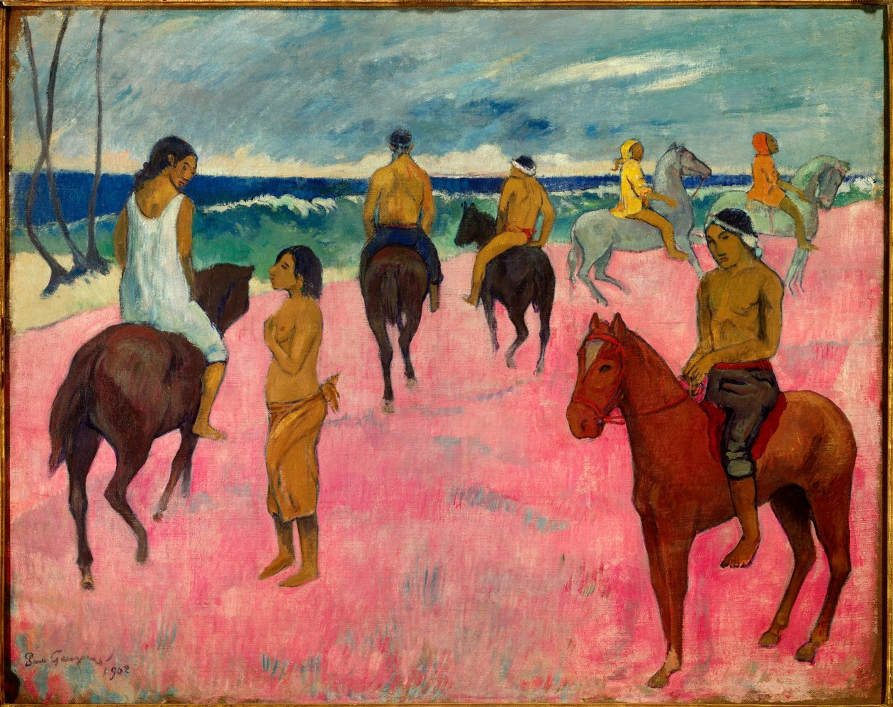 Riders on the Beach, 1902 av Paul Gauguin