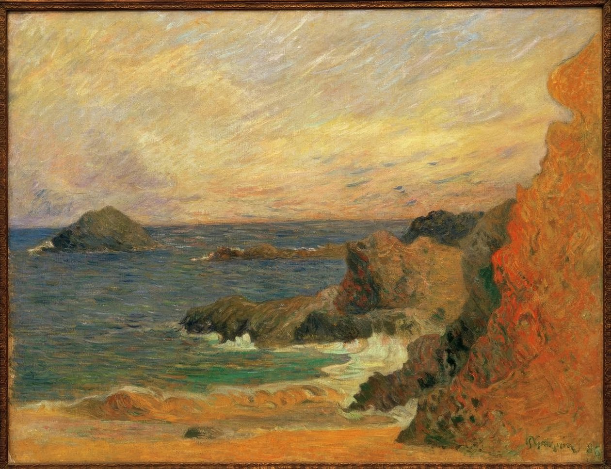 Steiner ved havet av Paul Gauguin