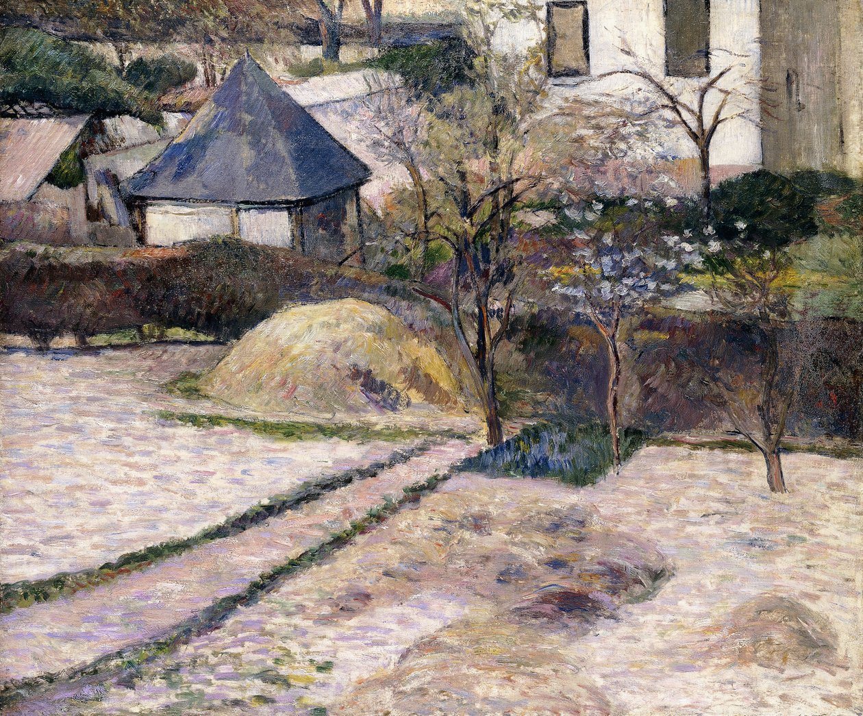 Rouen landskap, ca. 1884 av Paul Gauguin