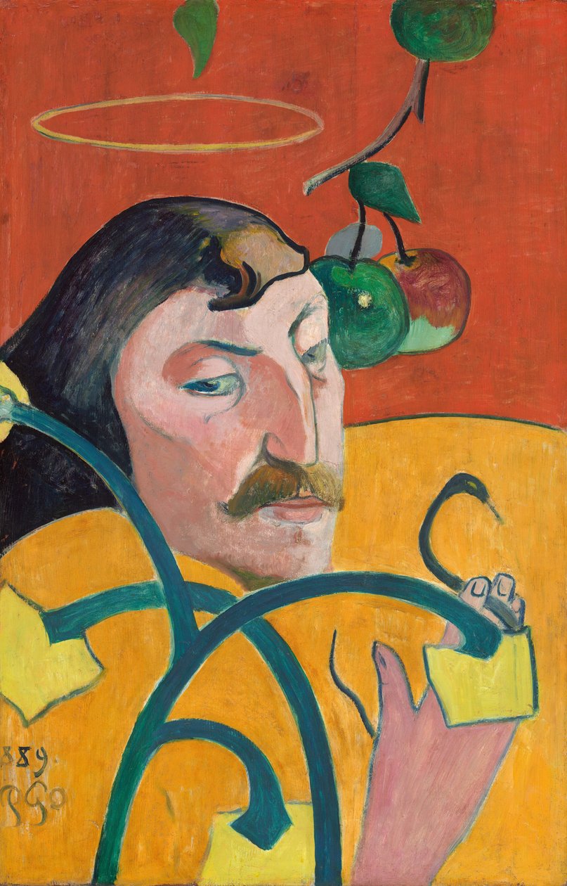 Selvportrett, 1889. av Paul Gauguin