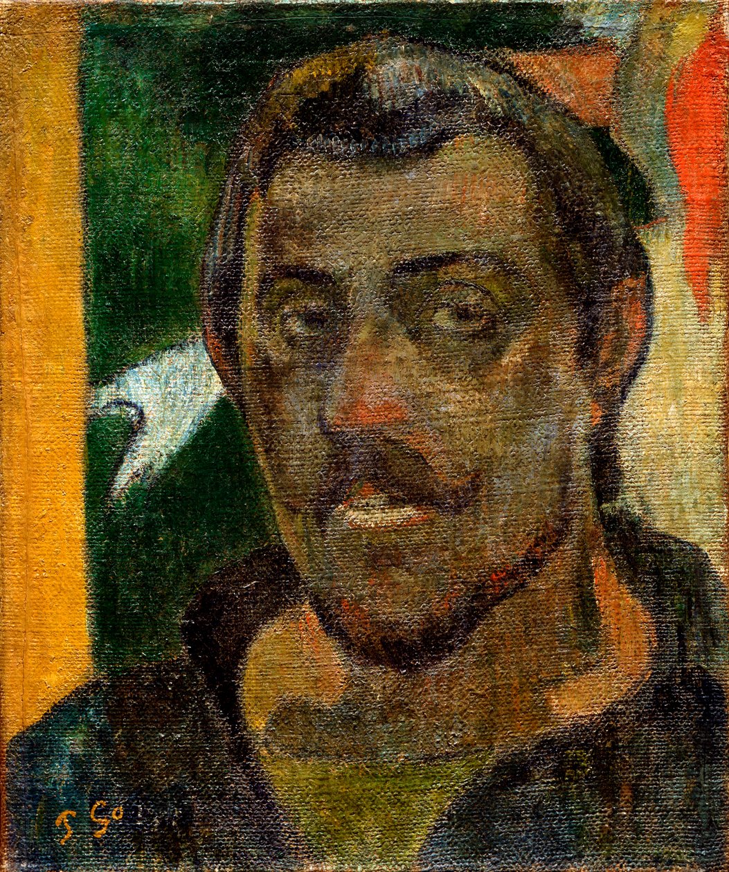Selvportrett, 1890-1894. av Paul Gauguin
