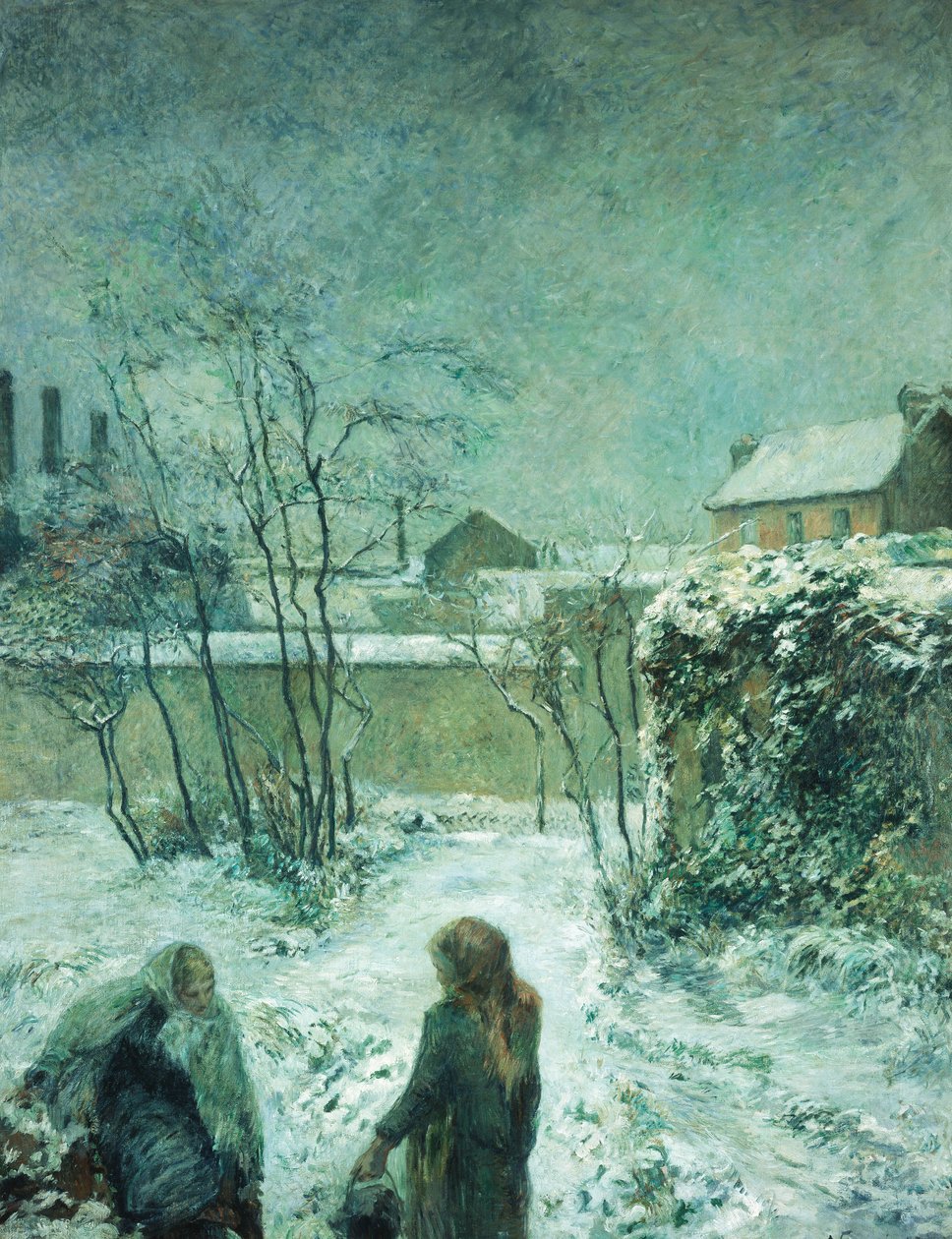 Snow, Carcel Road, 1883 av Paul Gauguin