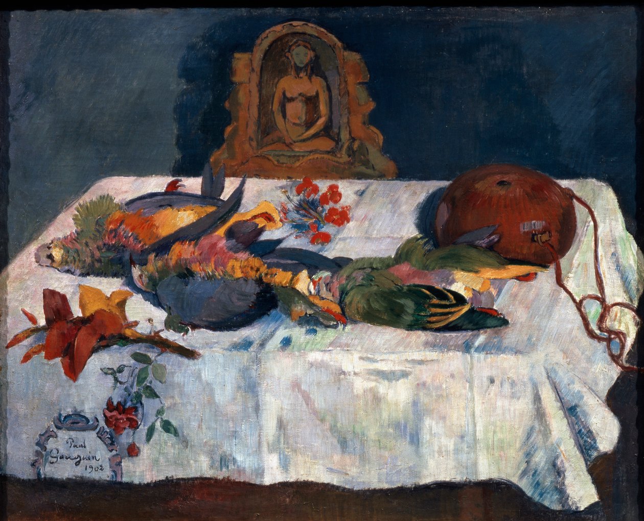 Stilleben med papegøyer, 1902. av Paul Gauguin