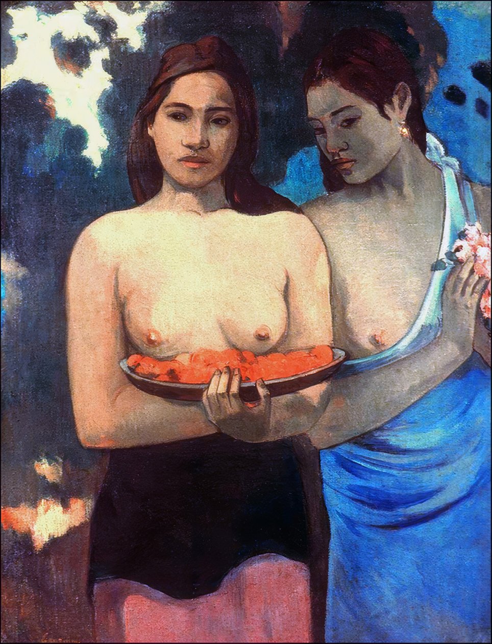 Tahiti: To tahitiske kvinner, Paul Gauguin (1899) av Paul Gauguin
