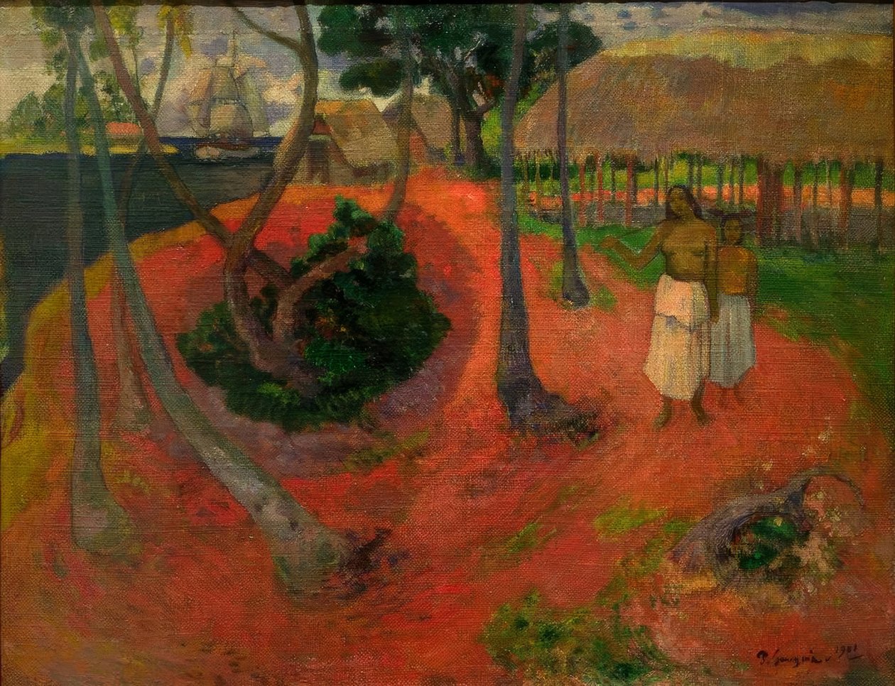 Tahitisk idyll av Paul Gauguin
