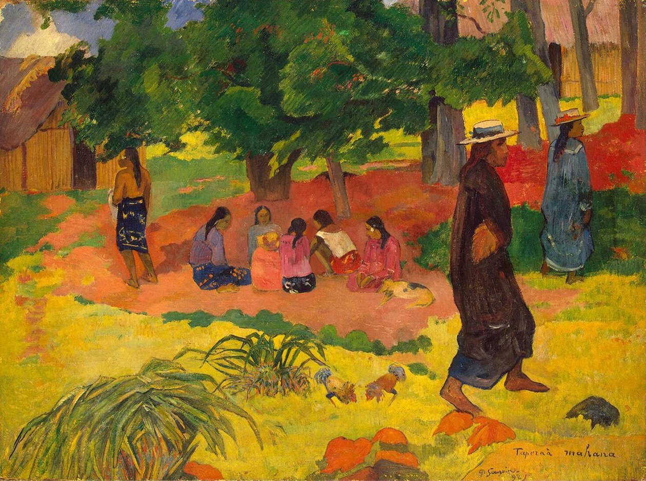 Slutt på varme av Paul Gauguin