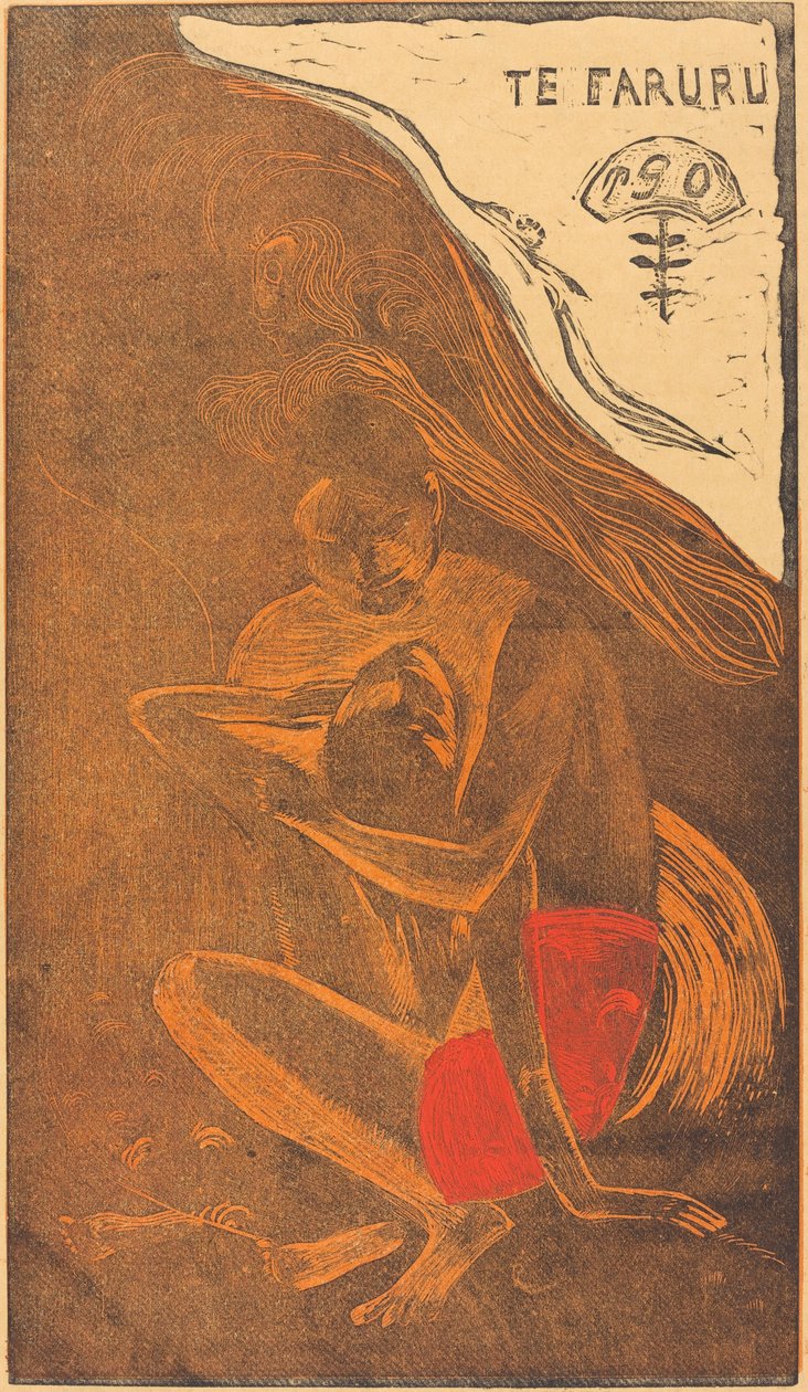 Te Faruru (They are Making Love Here) av Paul Gauguin