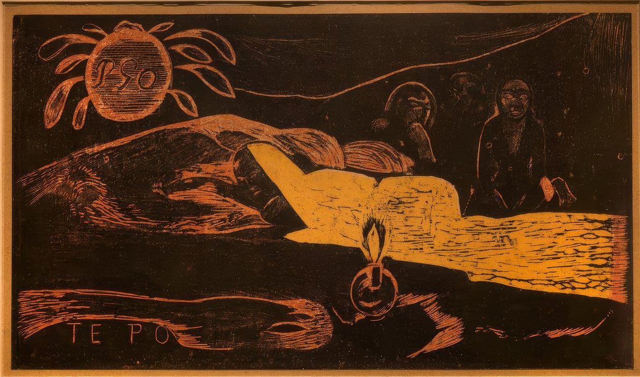 Te Po (Den store natten) av Paul Gauguin