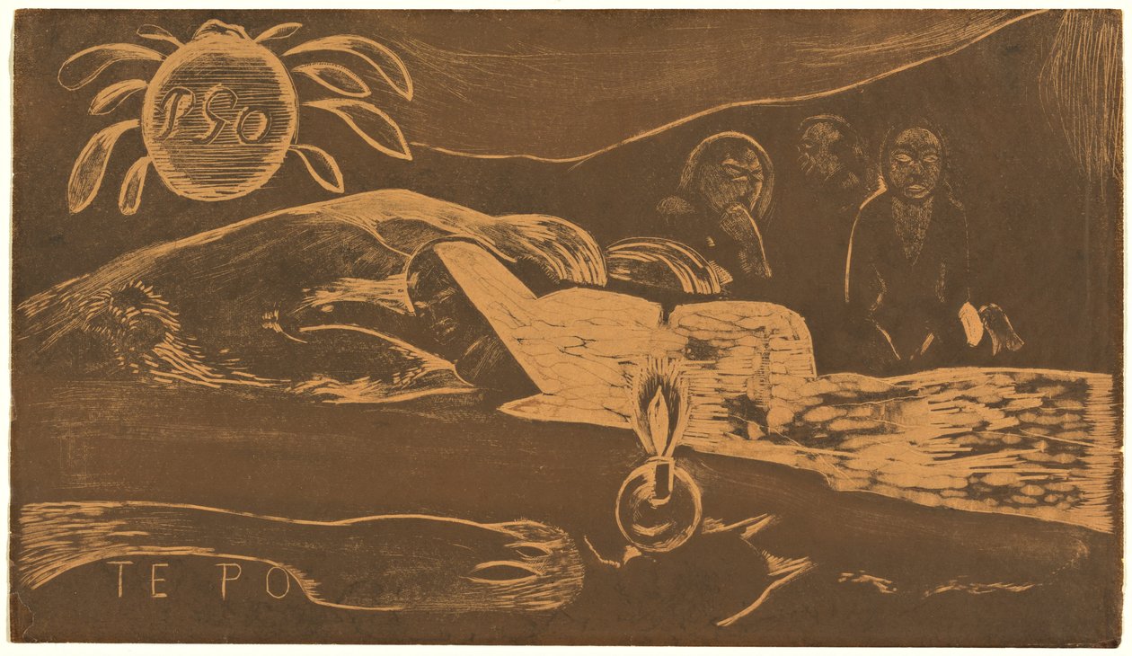 Te Po (Den lange natten) av Paul Gauguin