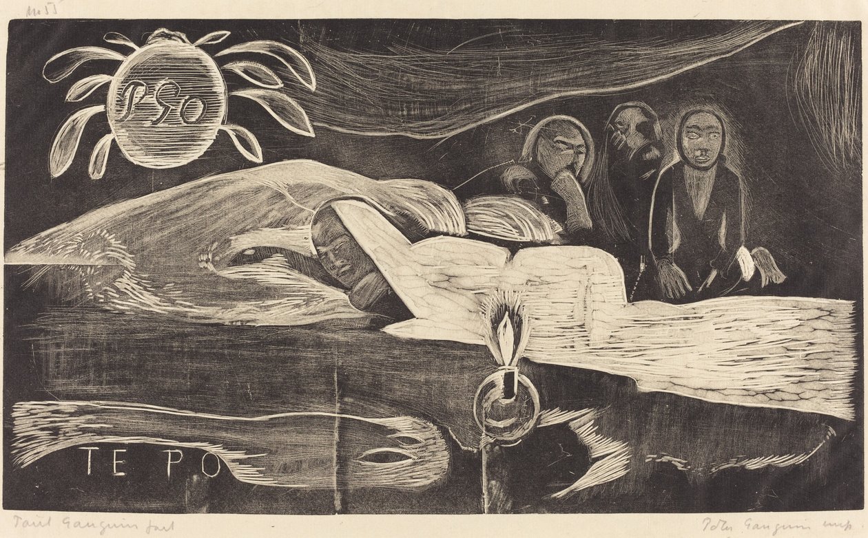Te Po (Den lange natten) av Paul Gauguin