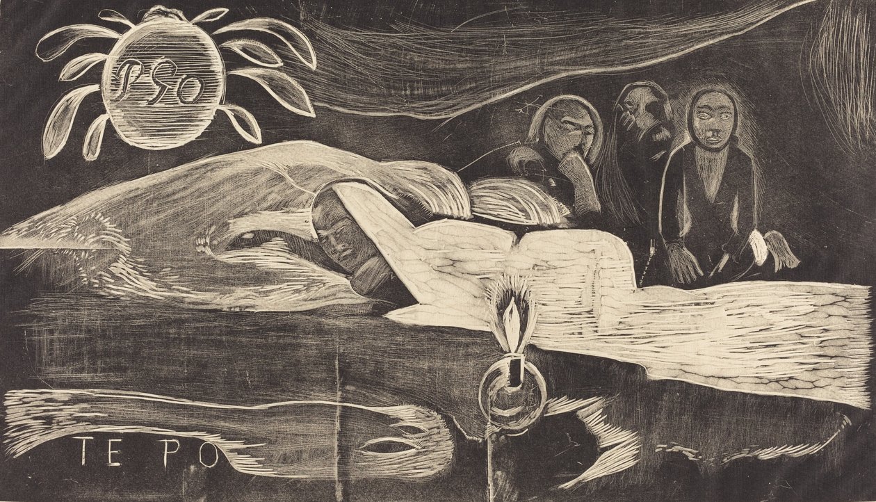 Te Po Den lange natten, 18941895. av Paul Gauguin