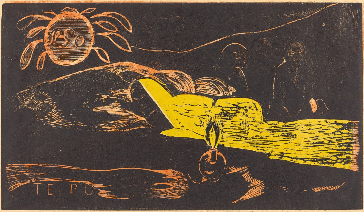 Te Po Den lange natt, 18941895. av Paul Gauguin