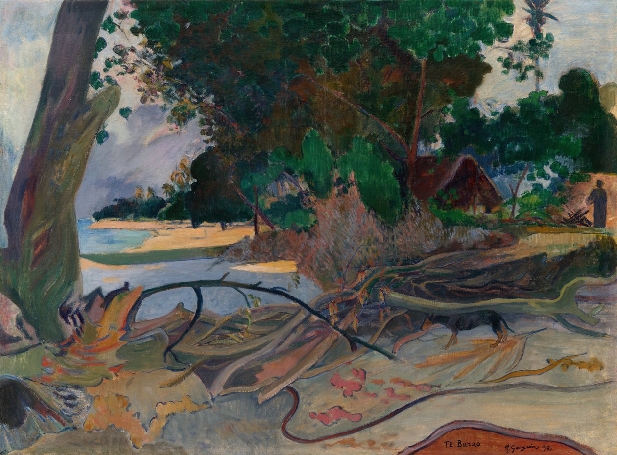 Te burao Hibiskustreet, 1892. av Paul Gauguin
