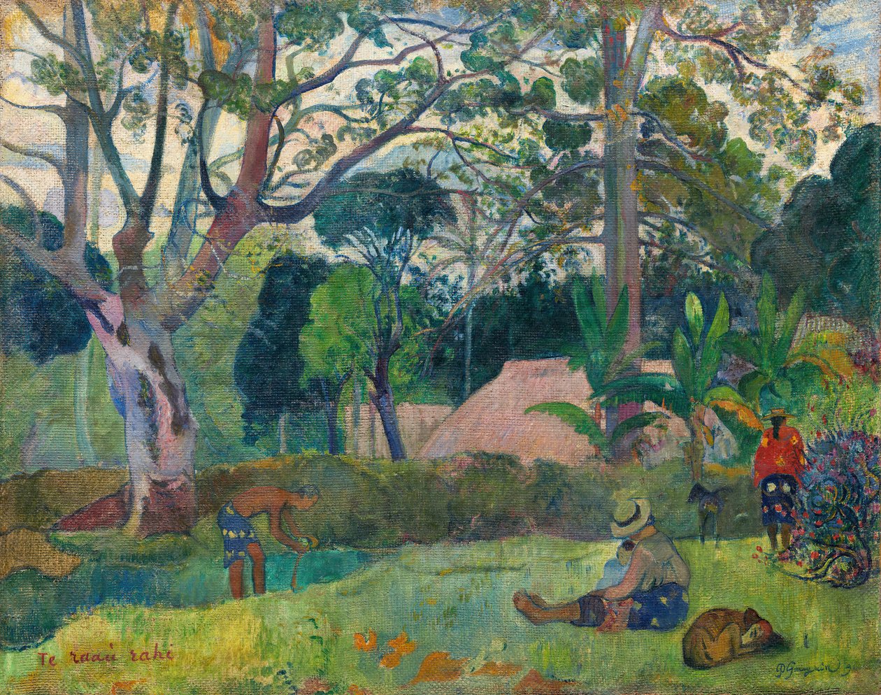 Det store treet, 1891. av Paul Gauguin