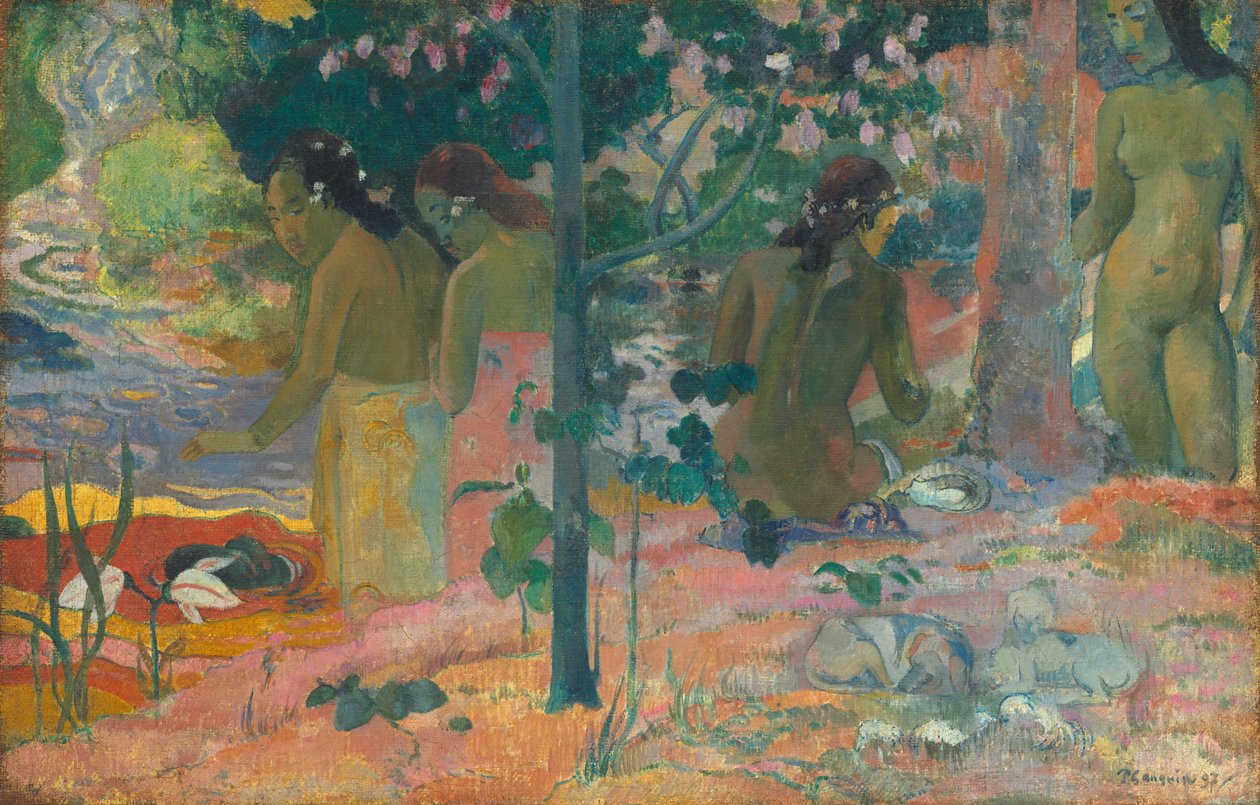 The Baders, 1897. av Paul Gauguin
