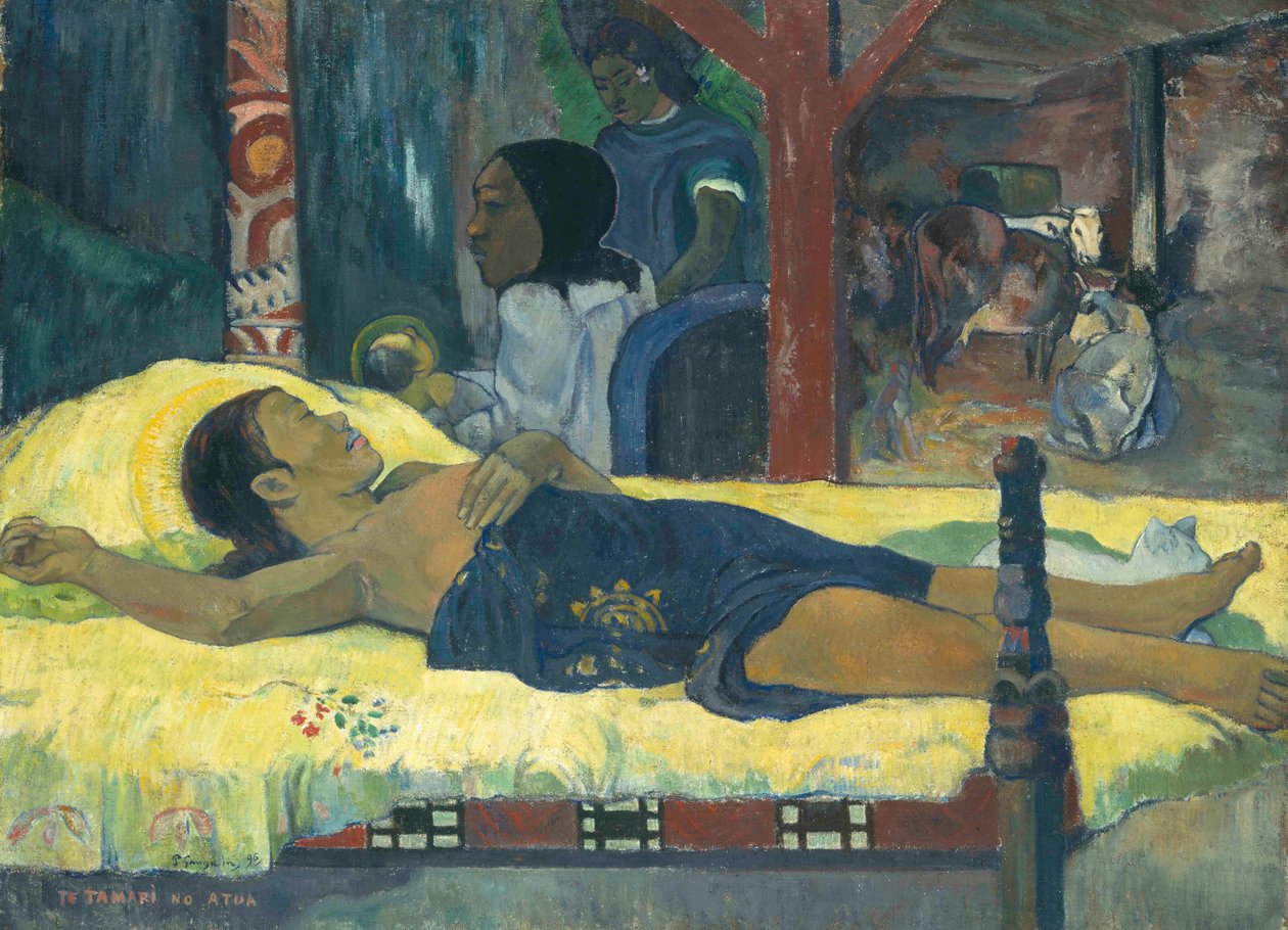 Fødselen Guds barn, 1896. av Paul Gauguin