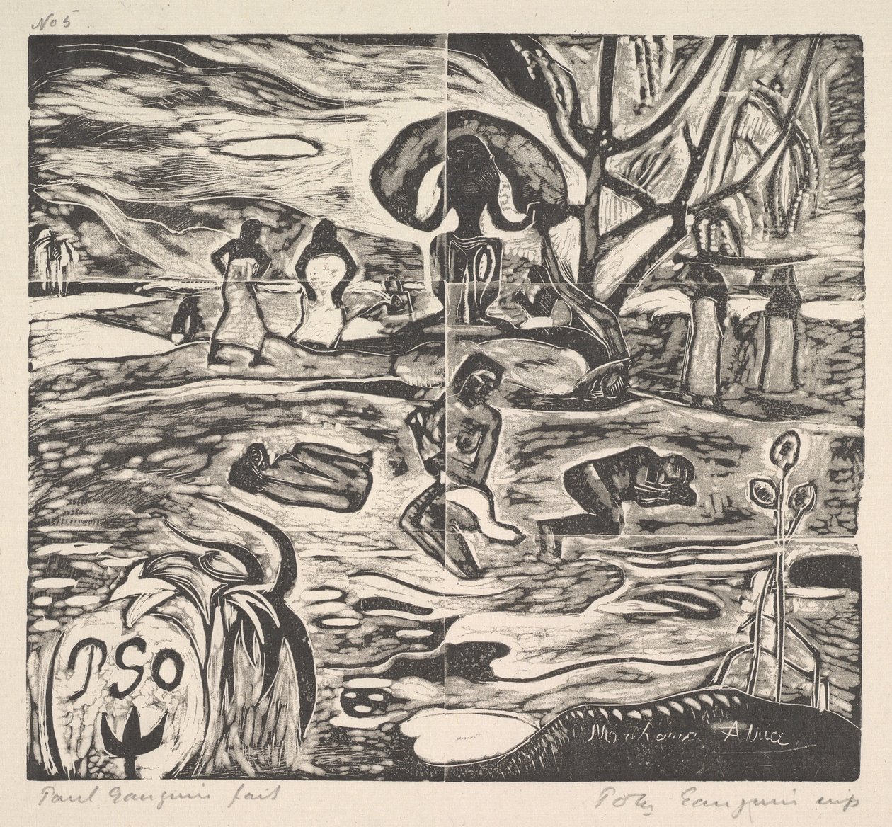 Guds dag, 1894-95. av Paul Gauguin