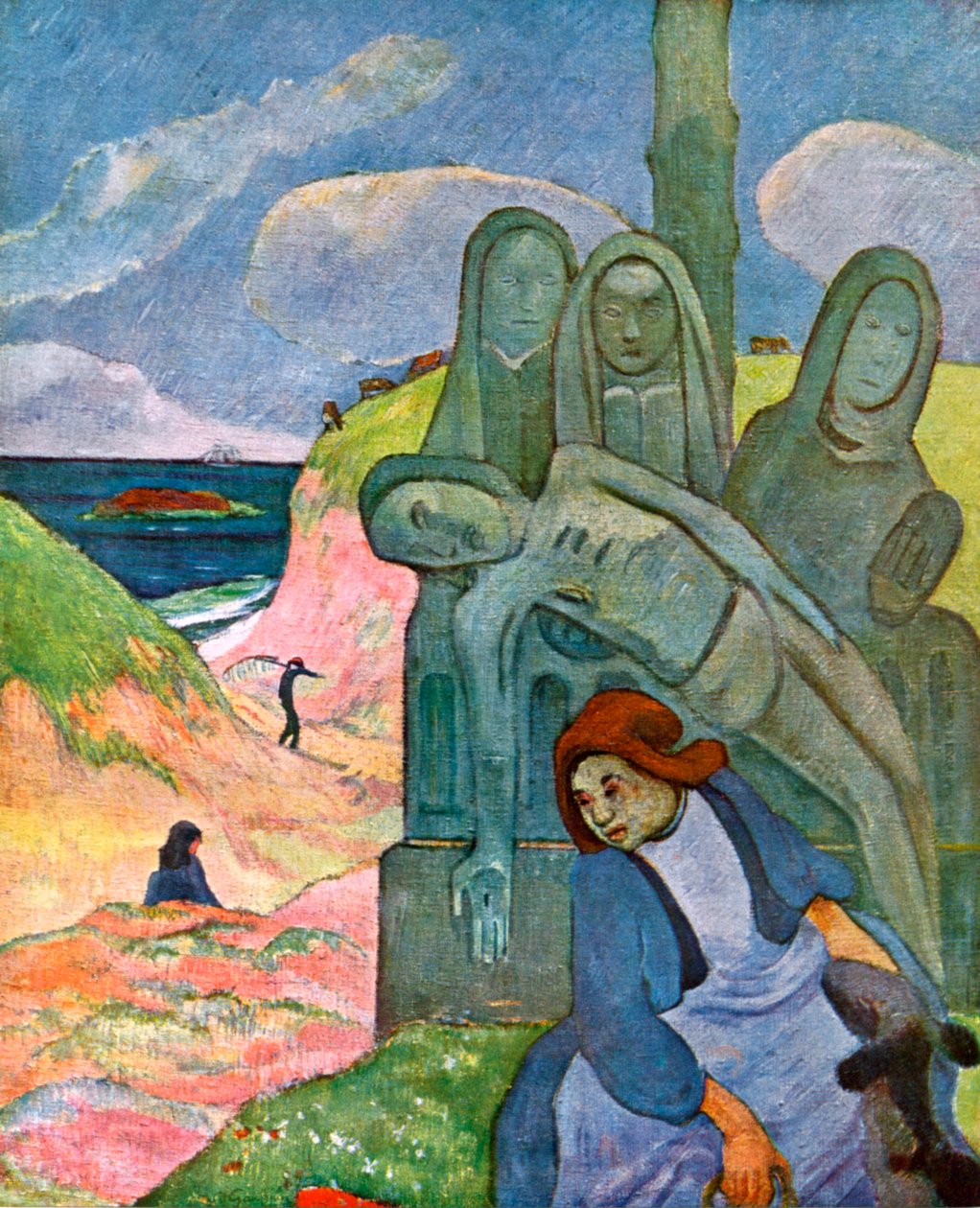 Den grønne Kristus, 1889 1939. av Paul Gauguin